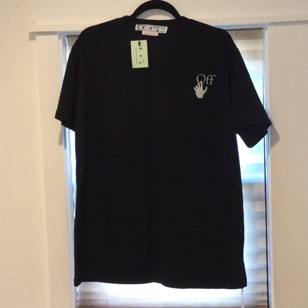 Off-White Black Short Sleeve Tee